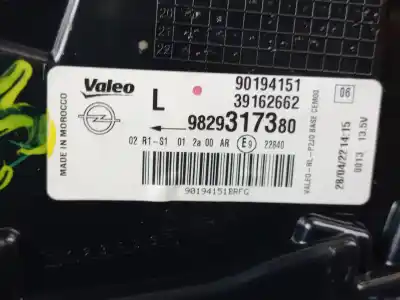 Автозапчасти б/у левый задний фонарь за opel corsa f 1.2 (68) ссылки oem iam 9829317380  