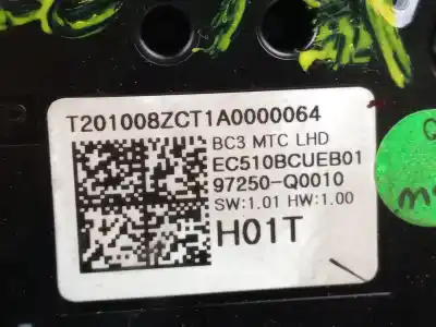 Автозапчастина б/у контроль опалення / кондиціонації для hyundai i20 iii (bc3, bi3) 1.0 t-gdi посилання на oem iam 97250q0010  