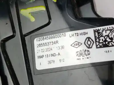 Автозапчасти б/у внутренний левый задний фонарь за renault captur ii (hf_) 1.0 tce 90 eco-g (hfm6) ссылки oem iam 265553734r  