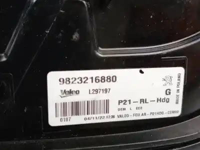 Автозапчасти б/у левый задний фонарь за peugeot 208 ii (ub_, up_, uw_, uj_) 1.2 puretech 130 ссылки oem iam 9823216880  