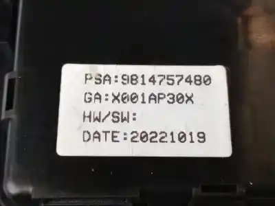 Автозапчасти б/у внутренний свет за peugeot 208 ii (ub_, up_, uw_, uj_) 1.2 puretech 130 ссылки oem iam 9814757480  