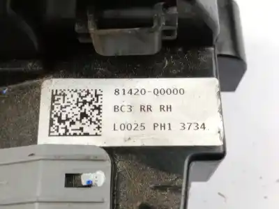 Автозапчастина б/у замок заднього правого дверя для hyundai i20 iii (bc3, bi3) 1.0 t-gdi посилання на oem iam 81420q0000  