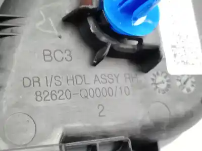 Автозапчастина б/у внутрішня задня права ручка для hyundai i20 iii (bc3, bi3) 1.0 t-gdi посилання на oem iam 82620q0000  