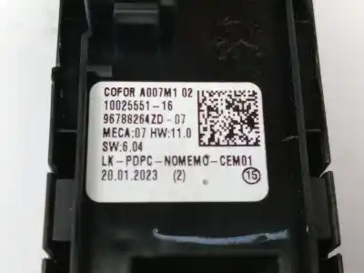 Автозапчастина б/у передні вікний вмикач для peugeot 208 ii (ub_, up_, uw_, uj_) 1.2 puretech 130 посилання на oem iam 96788264zd  