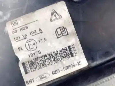 Second-hand car spare part left headlight for ford focus ii (da_, hcp, dp) 1.6 tdci oem iam references 4m5113w030ac  