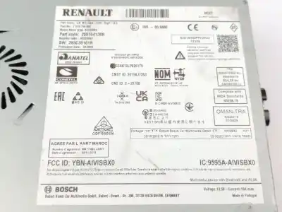 Автозапчасти б/у gps-навигационная система за renault captur ii (hf_) 1.0 tce 90 eco-g (hfm6) ссылки oem iam 259154138r  