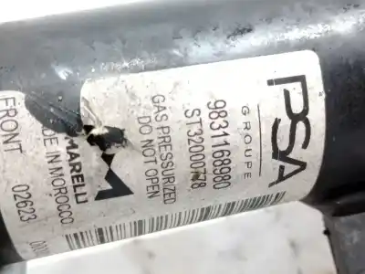 Автозапчастина б/у передній правий амортизатор для peugeot 208 ii (ub_, up_, uw_, uj_) 1.2 puretech 130 посилання на oem iam 9831168980  