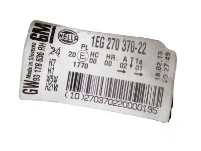 Автозапчастина б/у права фа для opel astra h (a04) 1.9 cdti (l48) посилання на oem iam 93178636  