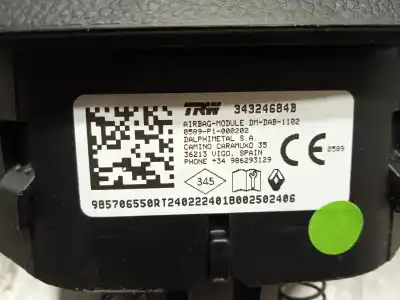 Автозапчасти б/у комплект подушки безопасности за renault captur ii (hf_) 1.0 tce 90 eco-g (hfm6) ссылки oem iam 985706550r  