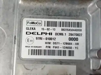 Автозапчасти б/у блок управления двигателем за ford kuga ii (dm2) 2.0 tdci 4x4 ссылки oem iam ds7112b684xb  fv4112a650yc