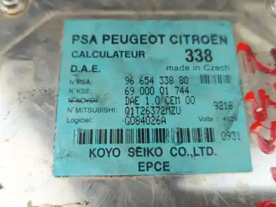 Pezzo di ricambio per auto di seconda mano centralina di sterzo per citroen c3 i (fc_, fn_) 1.4 hdi riferimenti oem iam 9665433880  