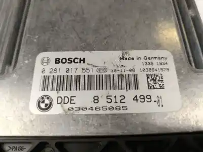 Second-hand car spare part ecu engine control for bmw 1 (e87) 118 d oem iam references 0281017551  8512499