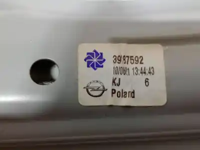 Автозапчасти б/у задний правый стеклорегулятор за opel crossland x / crossland (p17, p2qo) 1.5 (75) ссылки oem iam 39187592  