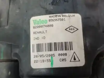 Автозапчасти б/у левая противотуманная фара за renault megane ii ranchera familiar (km0/1_) 1.9 dci (kmrg, km1g, km0g, km2c) ссылки oem iam 8200074008  