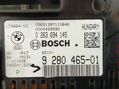 Peça sobressalente para automóvel em segunda mão quadrante por bmw 5 (f10) 520 d referências oem iam 0263694145  62109280465