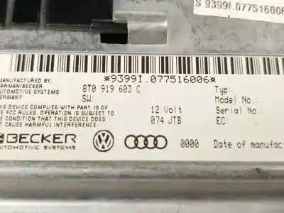 Second-hand car spare part multifunction display for audi a5 (8t3) 2.7 tdi oem iam references 8t0919603c  