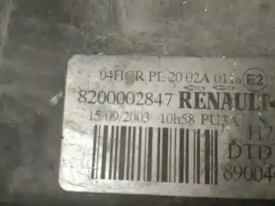 Pezzo di ricambio per auto di seconda mano faro anteriore destro per renault laguna ii (bg0/1_) 1.9 dci (bg0r, bg0e) riferimenti oem iam 8200002847  