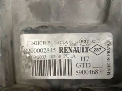 Second-hand car spare part left headlight for renault laguna ii (bg0/1_) 1.9 dci (bg0r, bg0e) oem iam references 8200002845  