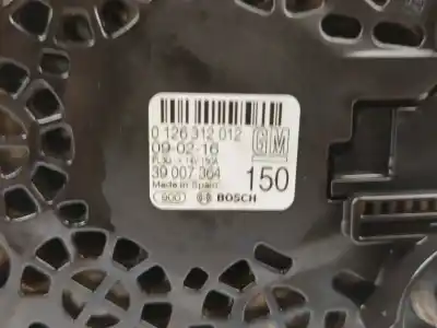 Автозапчастина б/у генератор для opel corsa e (x15) 1.3 cdti (08, 68) посилання на oem iam 0126312012  