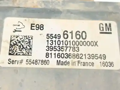Автозапчасти б/у блок управления двигателем за opel corsa e (x15) 1.3 cdti (08, 68) ссылки oem iam 55496160  