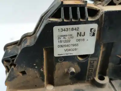 Автозапчастина б/у замок дверей заднього лівого для opel corsa e (x15) 1.3 cdti (08, 68) посилання на oem iam 13431842  