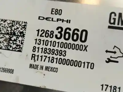 Автозапчастина б/у ебу контролер двигуна для opel astra k (b16) 1.4 turbo (68) посилання на oem iam 12683660  