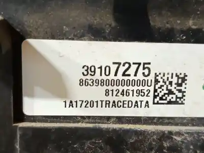 Second-hand car spare part fuse box unit for opel astra k (b16) 1.4 turbo (68) oem iam references 39107275  