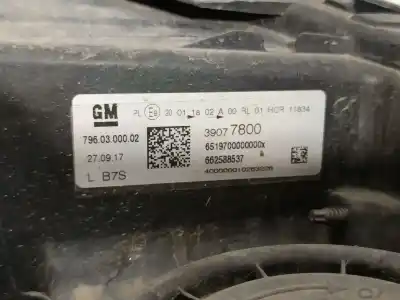 Piesă de schimb auto la mâna a doua far stânga pentru opel astra k (b16) 1.4 turbo (68) referințe oem iam 39077800  