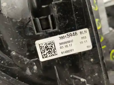 Автозапчасти б/у правый задний фонарь за opel astra k (b16) 1.4 turbo (68) ссылки oem iam 39015946  