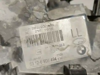 Peça sobressalente para automóvel em segunda mão farol / farolim direito por bmw 3 (e46) 320 i referências oem iam 63126906494  