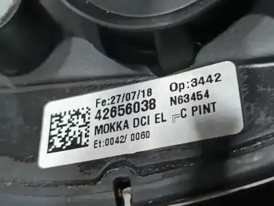 Peça sobressalente para automóvel em segunda mão espelho retrovisor direito por opel mokka / mokka x (j13) 1.4 lpg (_76) referências oem iam 42656038  