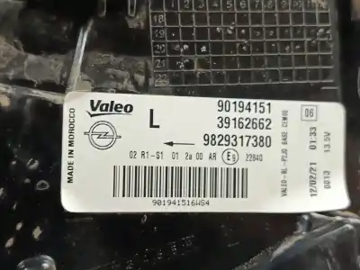 Автозапчастина б/у лівий ход ліхар для opel corsa f 1.5 (68) посилання на oem iam 9829317380  