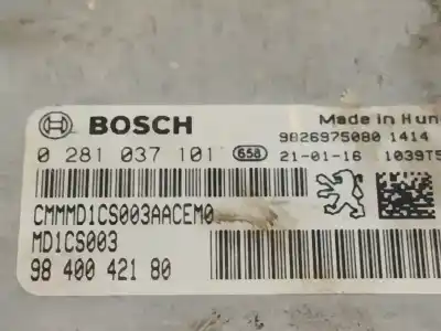 Автозапчастина б/у ебу контролер двигуна для opel corsa f 1.5 (68) посилання на oem iam 0281037101  9840042180