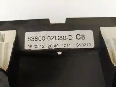 Peça sobressalente para automóvel em segunda mão quadrante por toyota auris (_e15_) 1.4 d-4d (nde150_) referências oem iam 838000z80d  