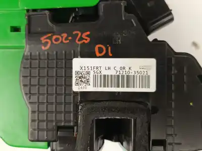 Автозапчасти б/у замок левой передней двери за ssangyong tivoli 1.5 ссылки oem iam 7121035021  