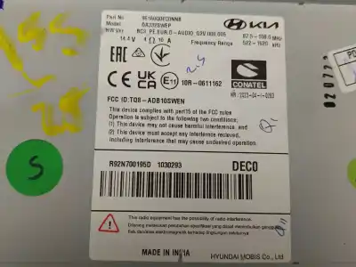 Автозапчасти б/у аудиосистема / радио cd за hyundai i20 iii (bc3, bi3) 1.2 ссылки oem iam 96160q0ec0nnb  