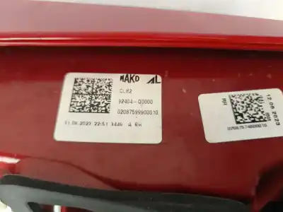Автозапчасти б/у внутренний правый задний фонарь за hyundai i20 iii (bc3, bi3) 1.2 ссылки oem iam 92404q0000  