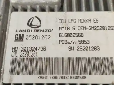 Piesă de schimb auto la mâna a doua unitate de control motor ecu pentru opel mokka / mokka x (j13) 1.4 lpg (_76) referințe oem iam 25201262  