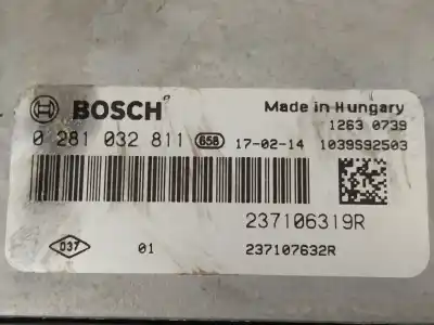 Second-hand car spare part ecu engine control for renault captur i (j5_, h5_) 1.5 dci 90 oem iam references 0281032811  