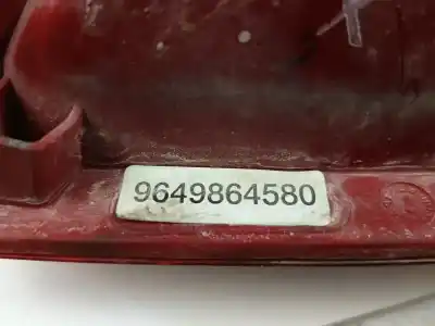 Second-hand car spare part left tailgate light for citroen c2 (jm_) 1.4 oem iam references 9649864580  