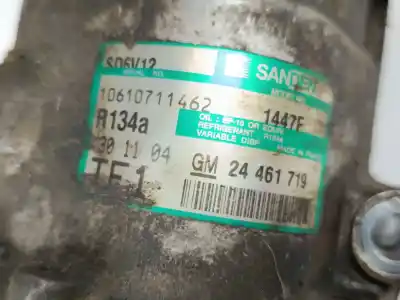 Second-hand car spare part air conditioning compressor for opel corsa c (x01) 1.2 twinport (f08, f68) oem iam references 24461719  1447f
