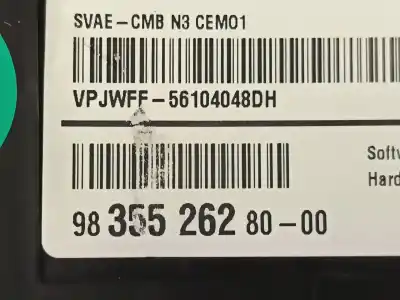İkinci el araba yedek parçası enstrüman paneli için citroen c5 aircross (a_) 1.2 puretech 130 (arhnsj) oem iam referansları 9835526280  
