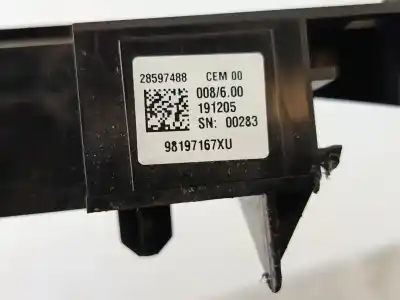 Second-hand car spare part switch for citroen c5 aircross (a_) 1.2 puretech 130 (arhnsj) oem iam references 98197167xu  