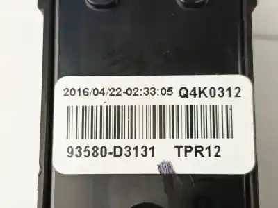 Автозапчасти б/у управление задними правыми стеклами за hyundai tucson (tl, tle) 1.7 crdi ссылки oem iam 93580d3131  