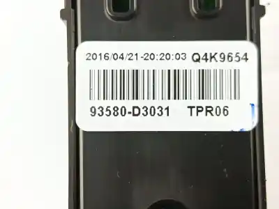 Автозапчасти б/у управление задними левыми стеклами за hyundai tucson (tl, tle) 1.7 crdi ссылки oem iam 93580d3031  