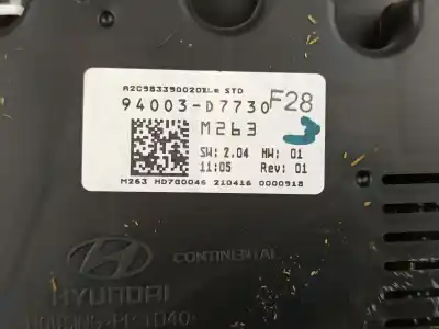 Second-hand car spare part dashboard for hyundai tucson (tl, tle) 1.7 crdi oem iam references 94003d7730  