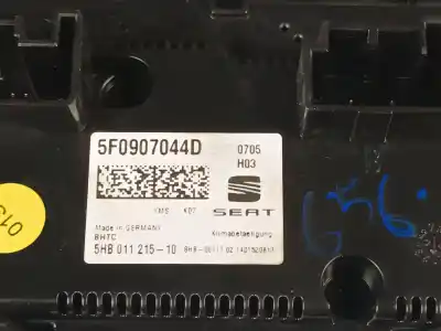 Second-hand car spare part climate control for seat leon (5f1) 2.0 tdi oem iam references 5f0907044d  