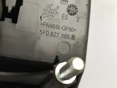 Second-hand car spare part tailgate button for seat leon (5f1) 2.0 tdi oem iam references 5f0827565b  