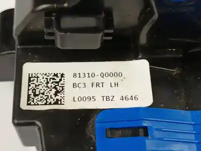 Second-hand car spare part left front door lock for hyundai i20 iii (bc3, bi3) 1.6 t-gdi oem iam references 81310q0000  