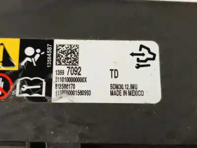 Pezzo di ricambio per auto di seconda mano kit airbag per opel corsa e (x15) 1.4 (08, 68) riferimenti oem iam 812586170  